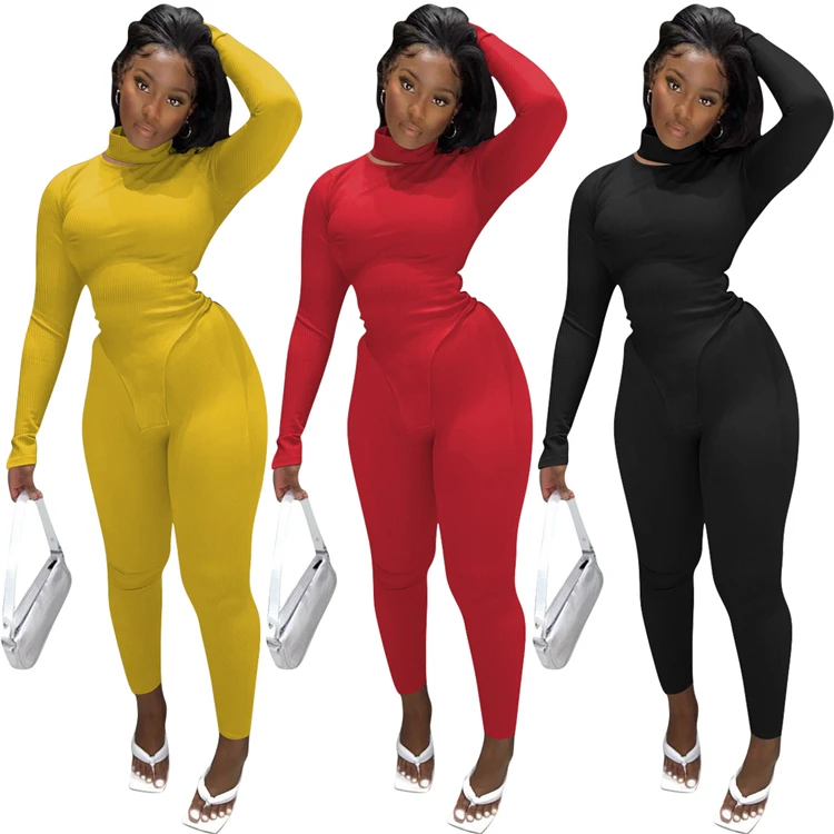 

Wholesale Price Agaric Edge Elegant Conjunto elegante de mujer 2 Piece Set Women Clothing 2021 Two Piece Pants Set