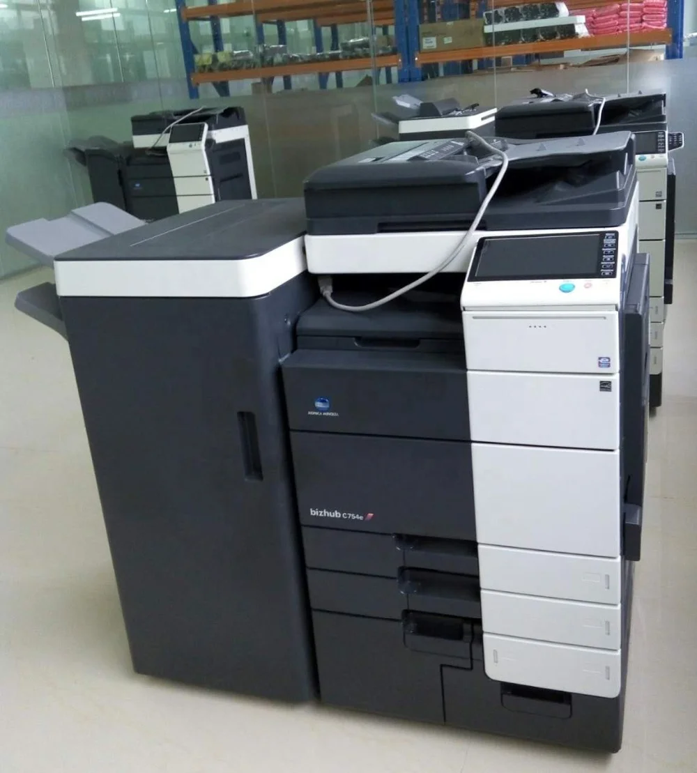 Used Copier B/w Konica Minolta 754 Bizhub Printing Machine For Sale