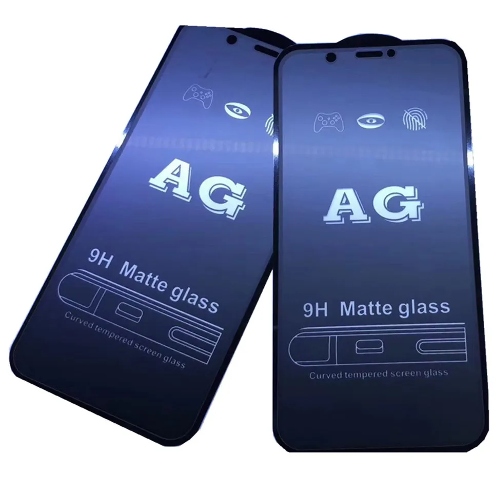 

Full cover 5D No Fingerprint Anti-glare screen protector matte tempered glass for iphone X