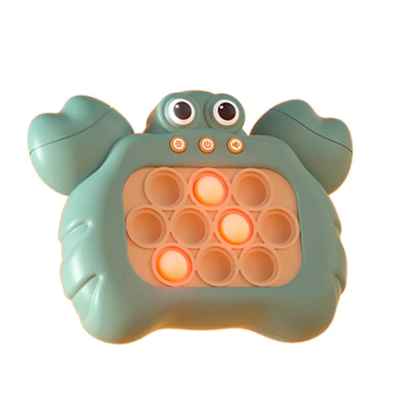 

2023 squeeze bubble stress game light up pops whack a mole fidget toys quick push pop game sensory toys