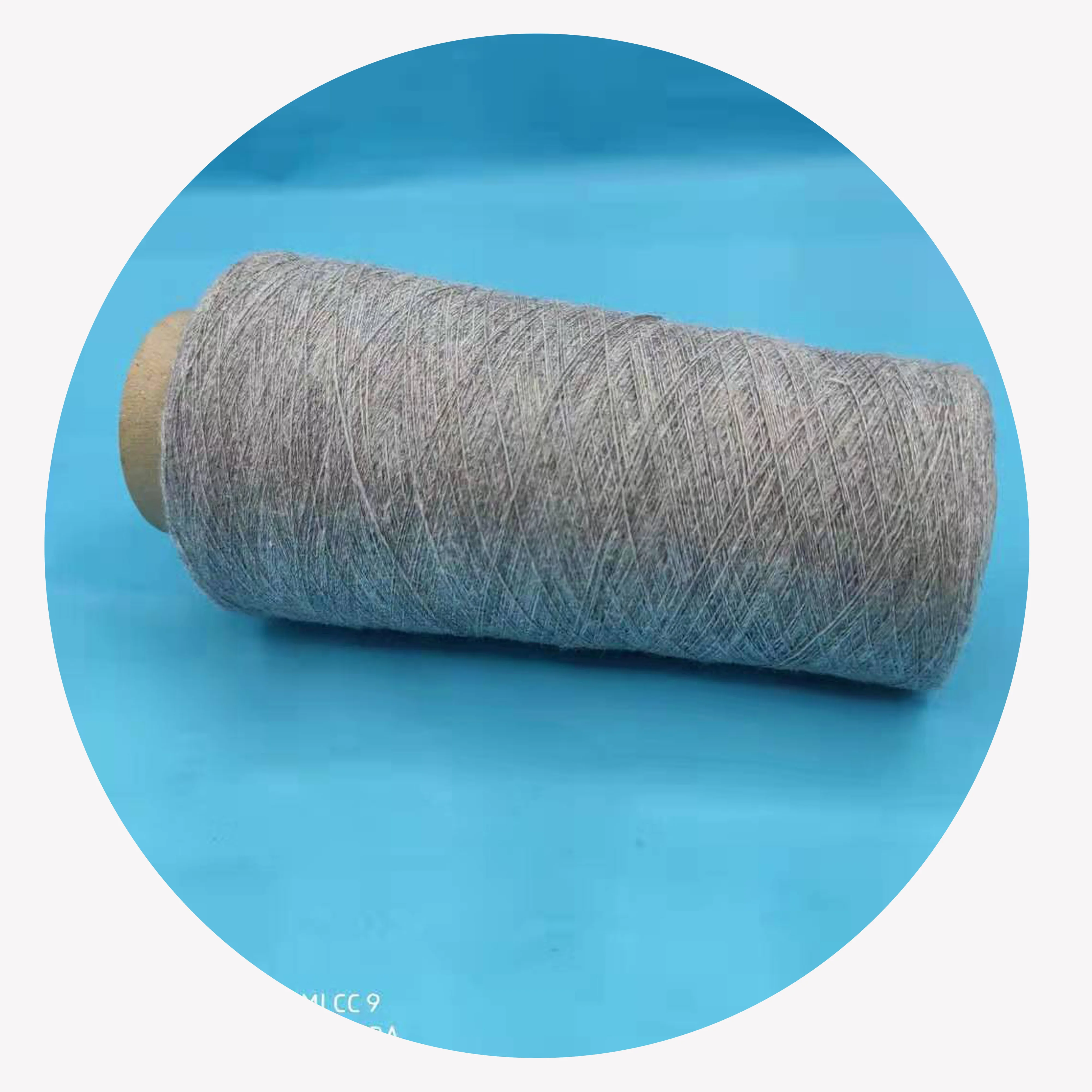 
bamboo charcoal yarn with cotton yarn for weaving for clothers 