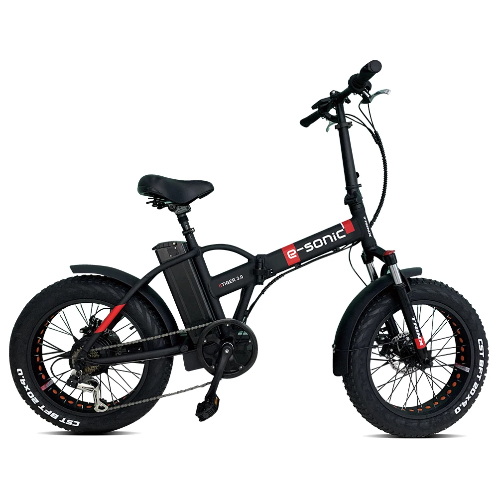 

Hot sale new brand 20 inch fat tire ebike folding i-Fat electric bicycle with 7 speed from China factory, Black.....customized