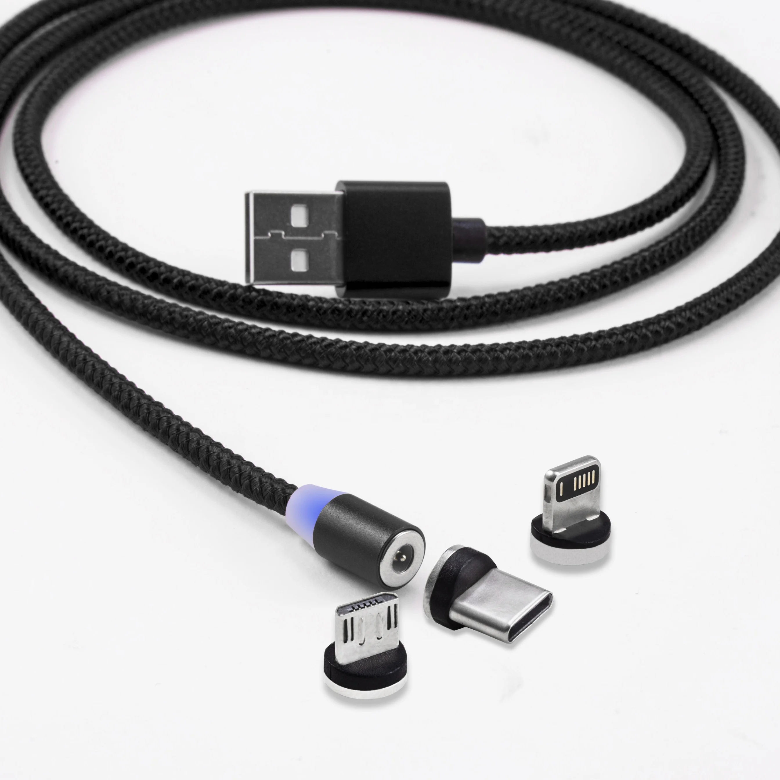 
Magnetic Charging Cable for quick charging and usb magnetic charging cable for micro type c and lightning 