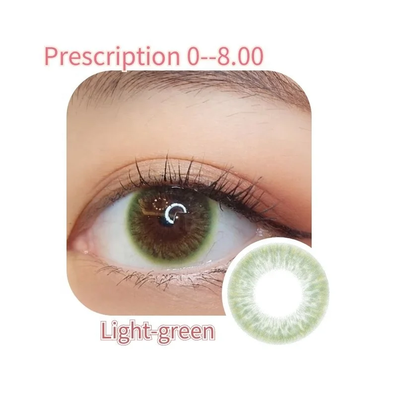 

Light hazel korea glacier Green big eye bright contact lens yearly contact lenses