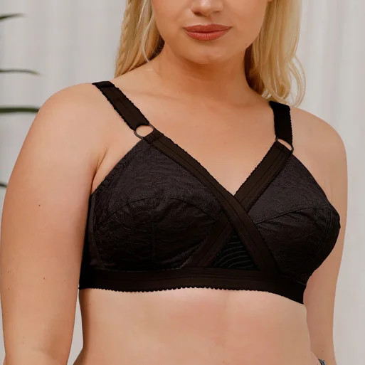 

Woman plus size bra sujetador sin aros full coverage soutien-gorge sans armatures wirefree sujetador de encaje wireless bra