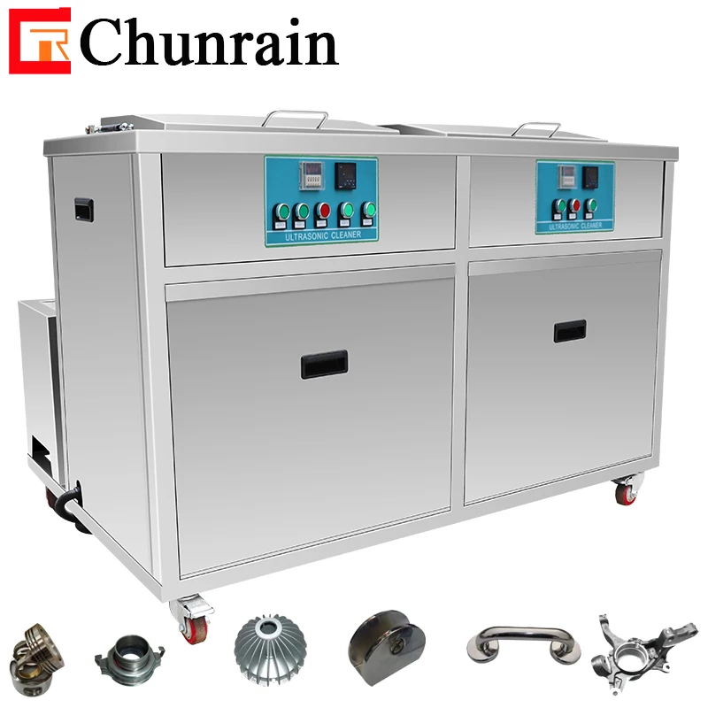 
industrial ultrasonic washing bath with cleaning and drying CR-2216GH 1500L 