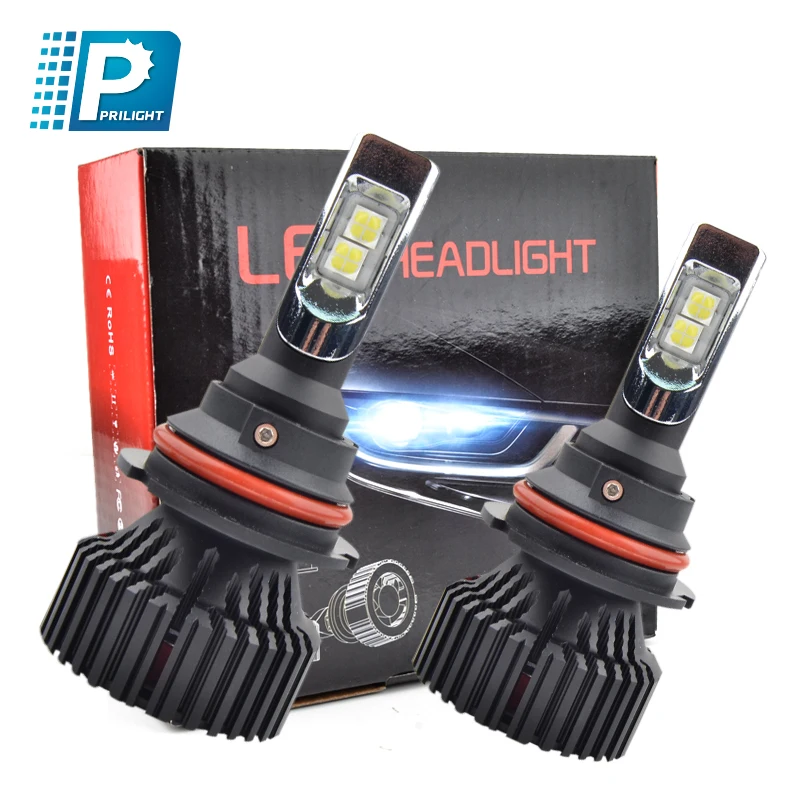 T8 12V LED Headlight 60W Super Bright OEM Waterproof IP68 XHP50 Chip Fan Cooling Car Led Headlamp Bulbs luz led para auto