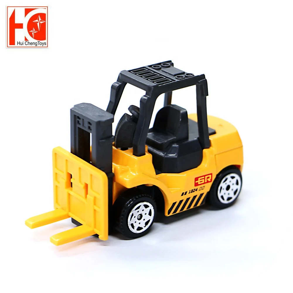 

children alloy engineering fork truck 1:64 realistic diecast vehicles collection metal sliding forklift truck model toy