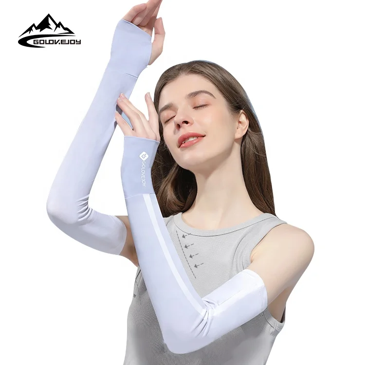 

GOLOVEJOY HB25 Fashion Arm Sleeve Professional Made Sun Protection Golf Baseball Football Compression Cool Arm Protector Sleeves, Has 7 colors