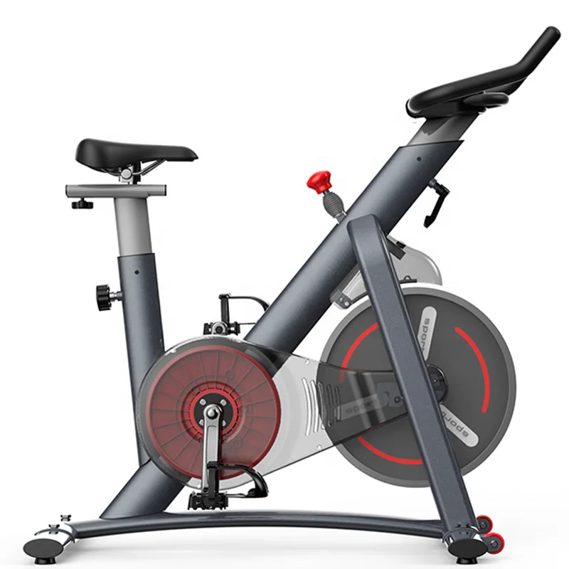 

2022 new arrivals profesional gym hot sale indor wirh digital screen spinning bike fitness recumbent exercise bike, Red/gray