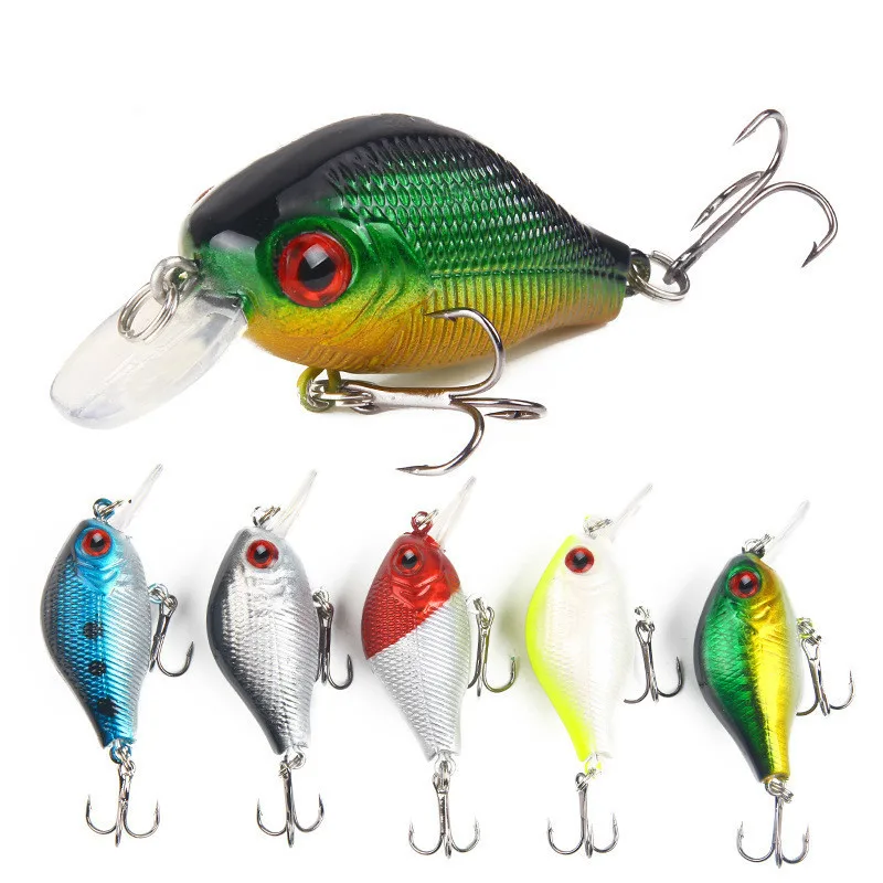 

1Pcs 5.5cm/7.8g Sea Fishing Minnow Lures Slow Sinking Isca Artificial Crankbait Hard Baits Wobblers With 2 Hook Fishing Tackle