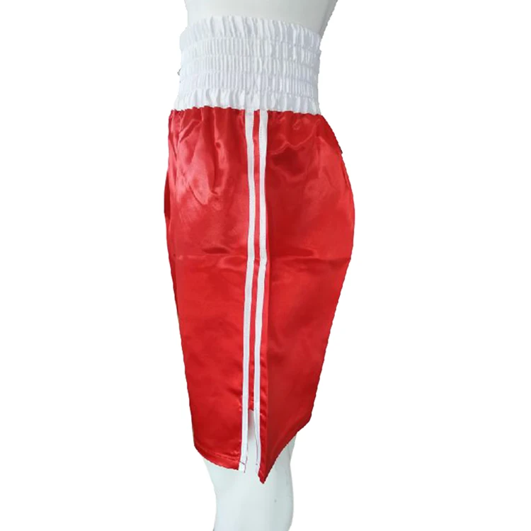 

OEM Men's 100% Polyester , Custom Printed Kickboxing , Boxing Shorts, Blue