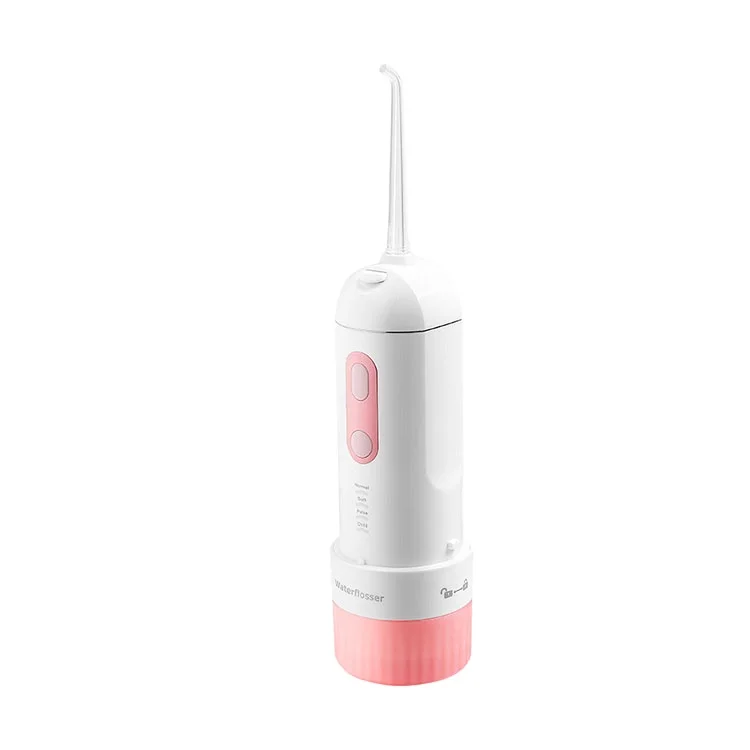 

Tooth Cleaner Family Oral Ultrasonic Irrigator Water Flosser Teeth Cleaner, White / pink