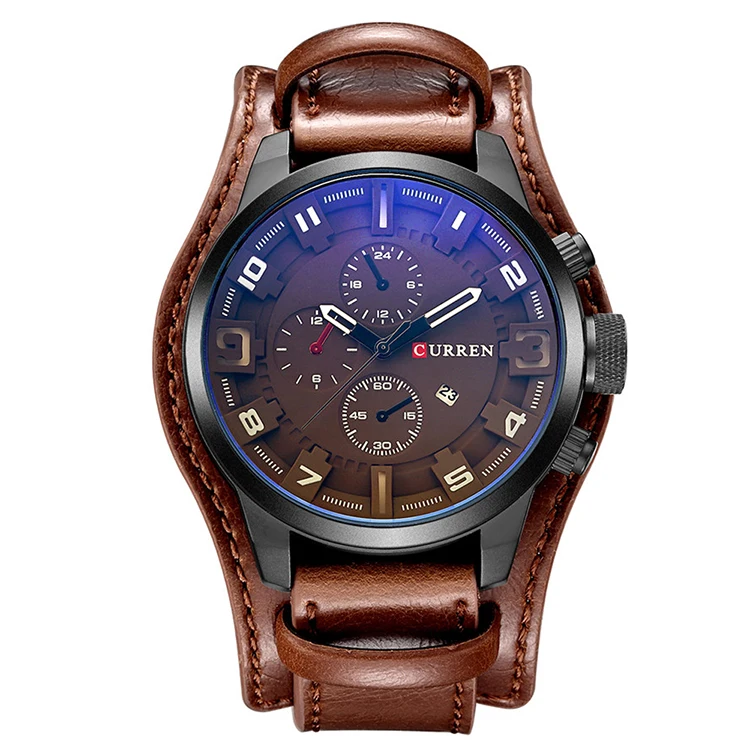

CURREN 8225 Luxury Best Brands Quartz Movement Watch For Men Waterproof Alloy Analog Mens Watches, Customized colors