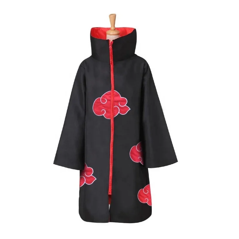 

Wholesale Anime Japan Cosplay cloak Jacket Uchiha Itachi Ninja Akatsuki Cosplay Costume Windbreaker Cape, Photo