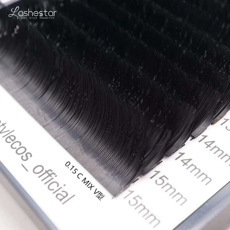 

Private Label Faux Mink Individual Lashes Volume Eyelash Extensions