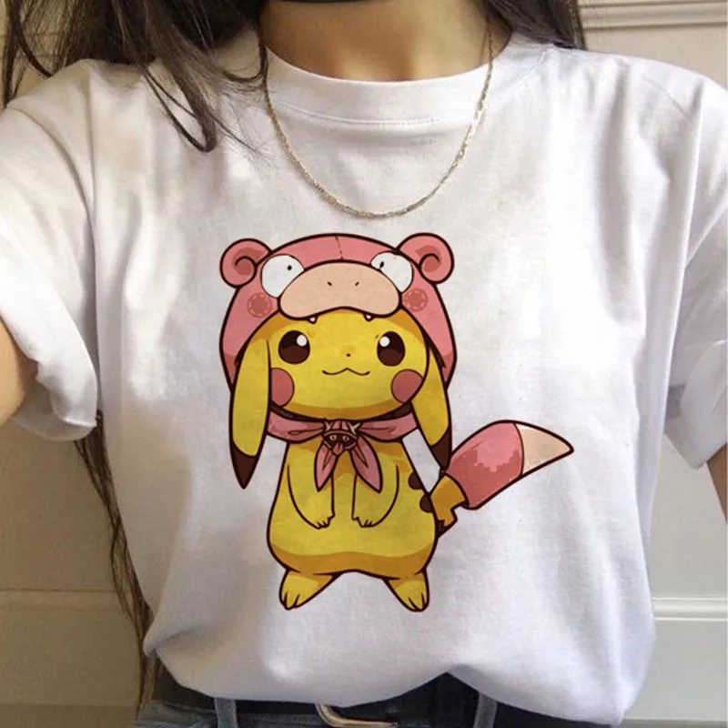 camiseta pokemon feminina