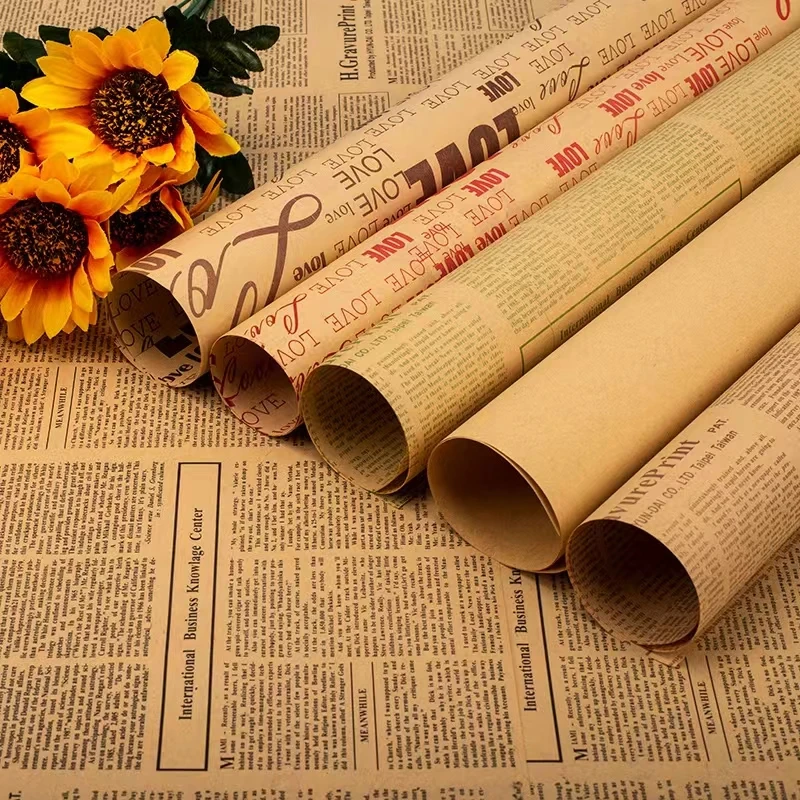 

Opp Different Color Waterproof Fresh Flower Wrapping Paper Packaging