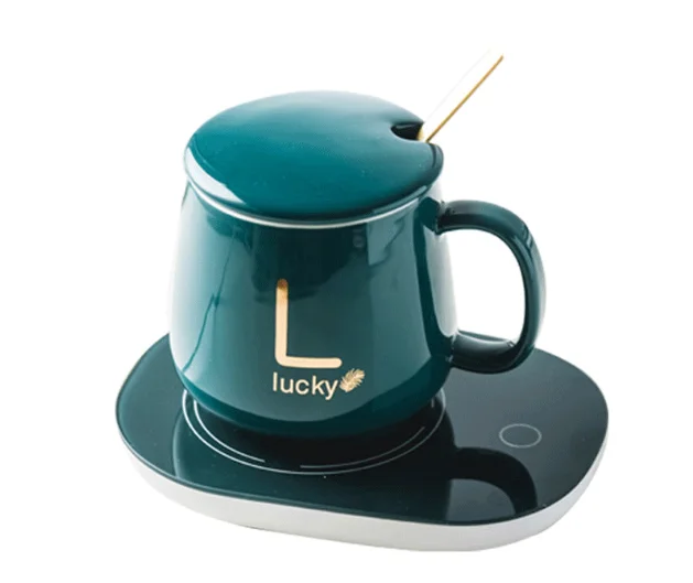 

Amazon Hot Sale 2021 Low Price Electric Heating Bottle Coffee Mug Warmer Portable Cup Heater Cup Warmer Heater, Green