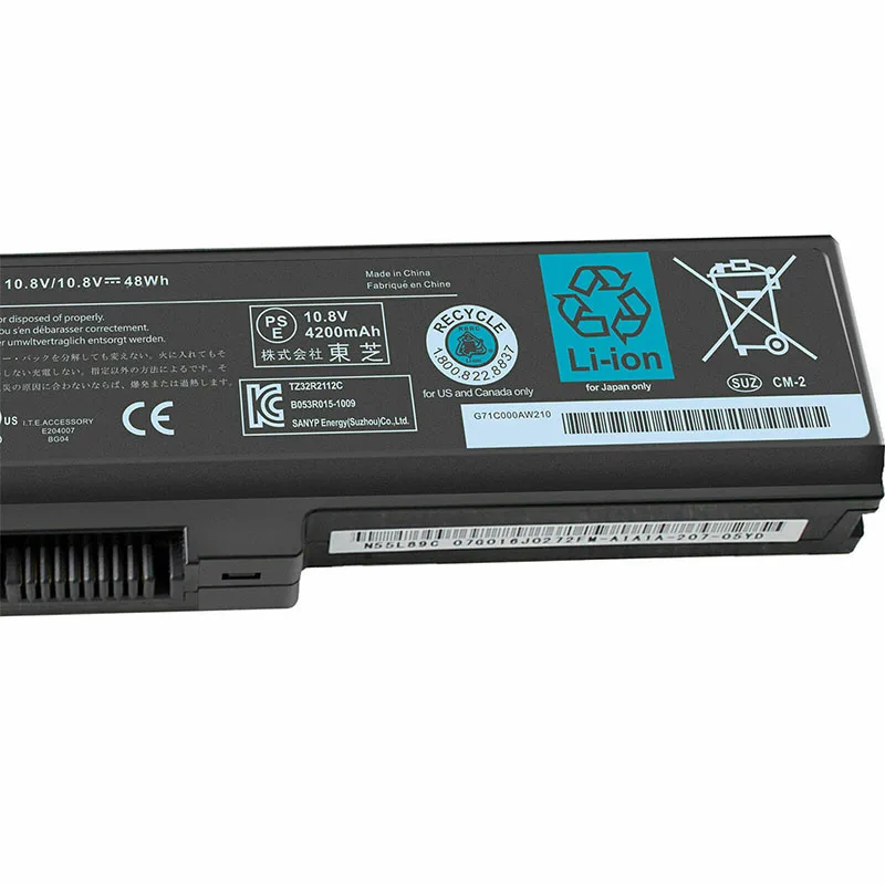 
PA3817U-1BRS original laptop battery for Toshiba Satellite C655 C650 L750/10.8V 48WH laptop battery for Toshiba PA3817U-1BRS 