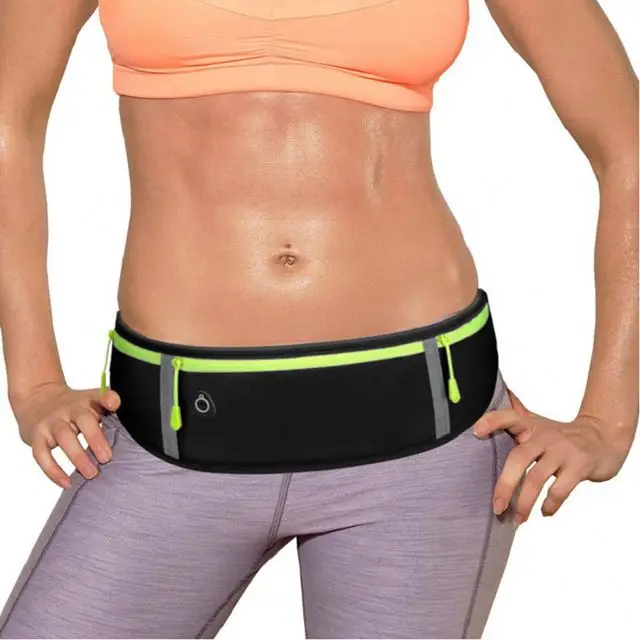 

Headphone Hole Premium Running Bag Ourdoor Gym Phone Waterproof Sport Waist Bag