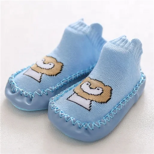 

Baby floor socks children's non-slip baby toddler shoes and socks cartoon combed cotton newborn fall/winter, Multi-colors