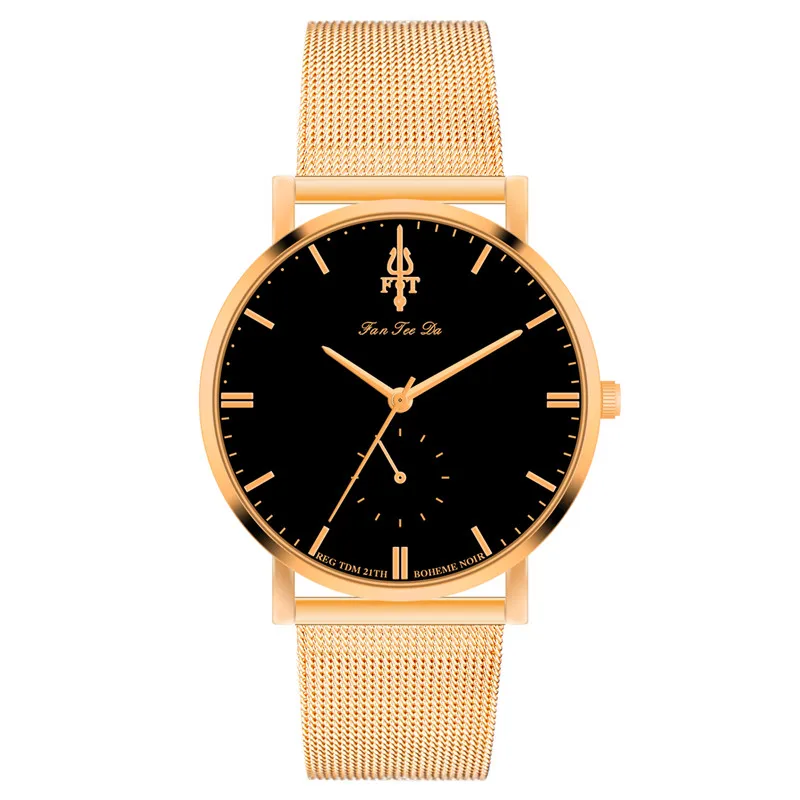 

WJ-8777 Personalized Men's Quartz Watch With Metal Mesh Color of Precious Metal Luxury Man Classic Design Wristwatch, Mix