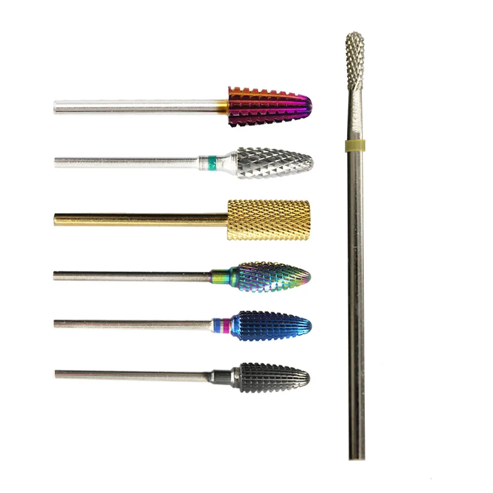 

Milling Cutter Manicure Drill Bits Tungsten Carbide Nail Bits