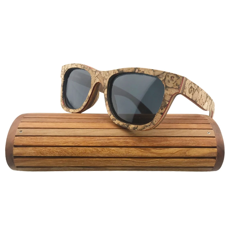 

Natural Wood Sun Polarized 80's Retro Classic Trendy Stylish Sunglasses for Men Women