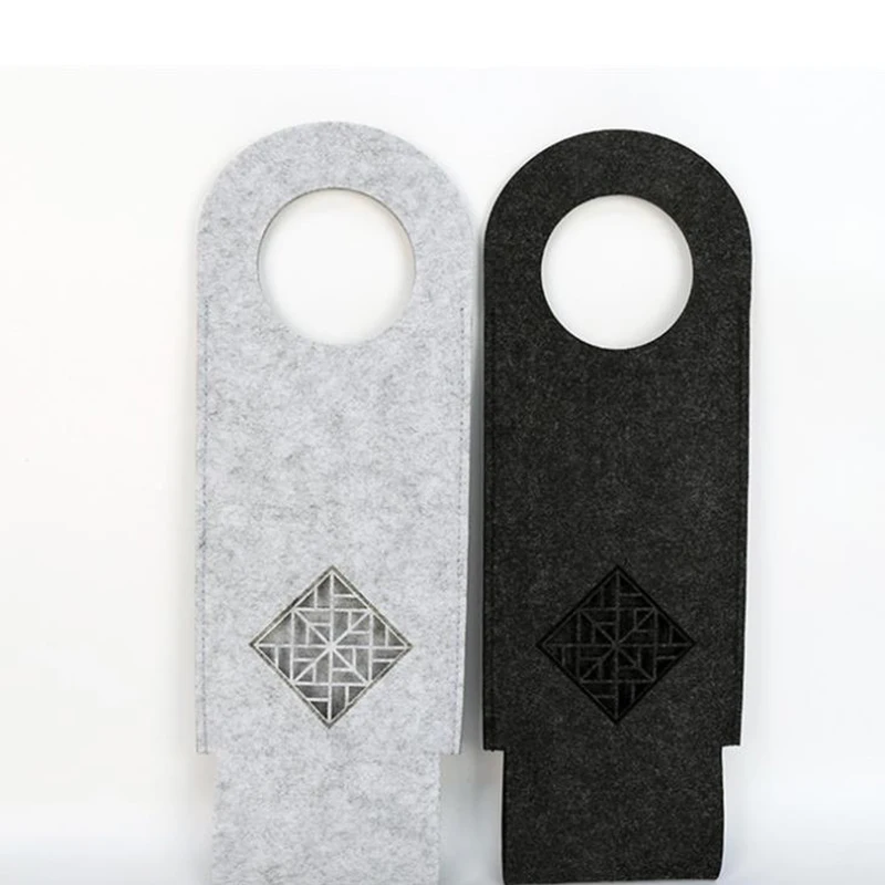 oem logo for you personalized wine gift bags felt