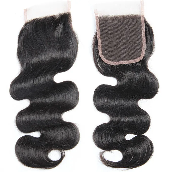 

Factory Direct Body Wave Lace Closure Original Human Free Sample Hair Bundles 100% Brazilian Virgin Wigs With High Quality