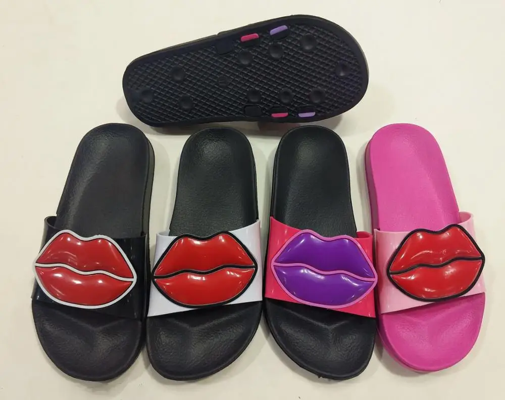 

Wholesale EVA women's shoes flat heel slippers change logo cheap sandals