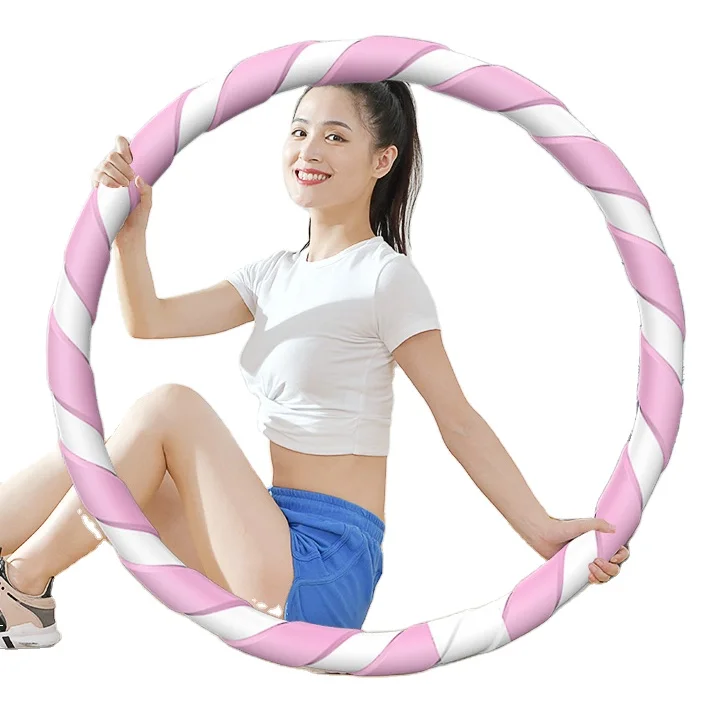 

Real Hot Selling Weighted Hoola Hoop Wholesale Hoola Hoops Adult Fitness Equipment Hoola Ring Hoops, Customized color or picture