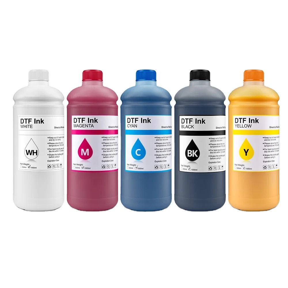 

Ocinkjet STS Direct to Film Printing Textile Pigment Tinta DTF PET Film Ink For Epson l1800 T-Shirt Printer
