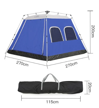 

tentes de camping rainproof and sun shade large family camping tent sale 8 person camping tent on sale, Green/blue