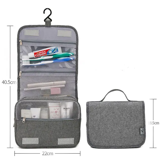 

Hot Sales high quality Folding clear hanging toiletry bag for women travel, Picture