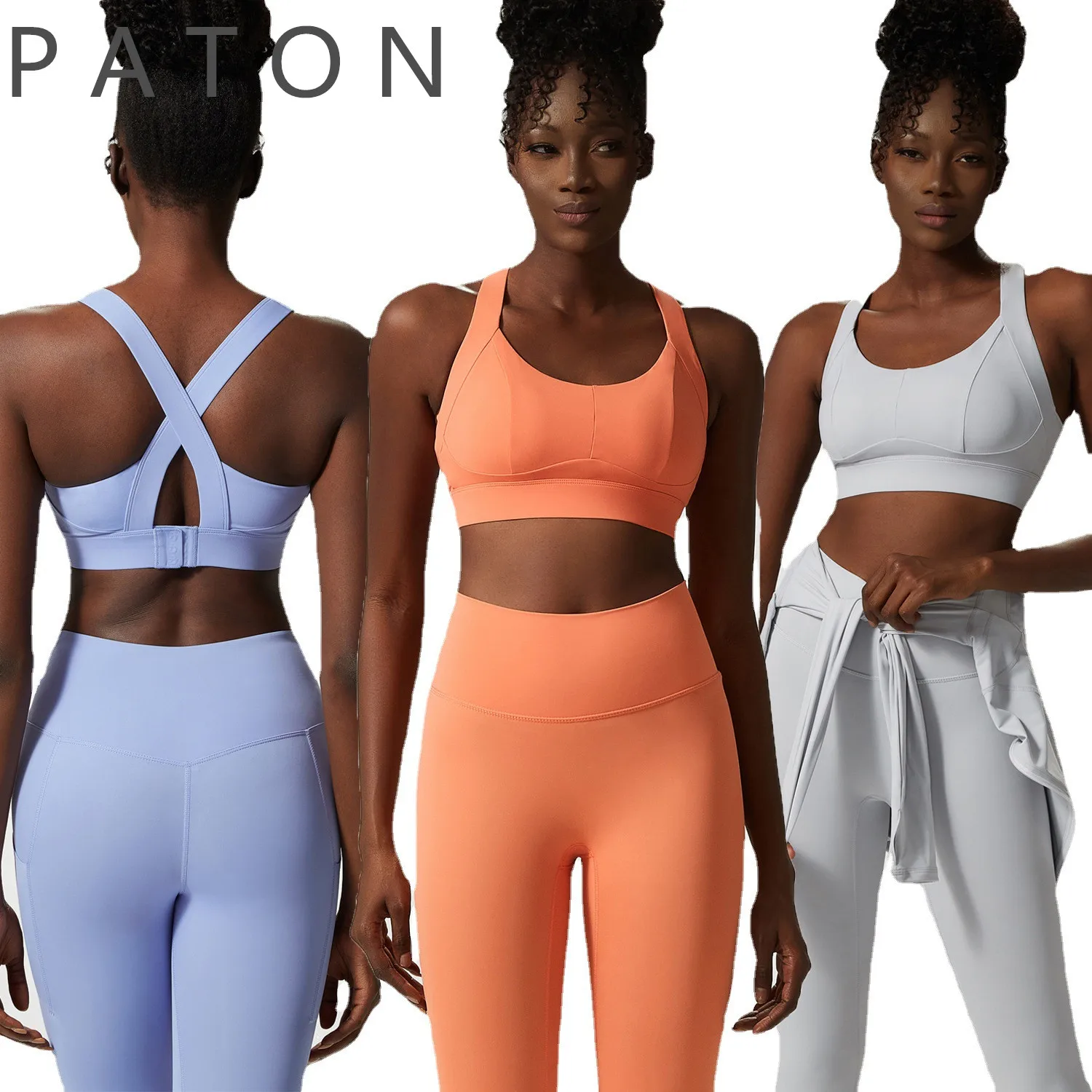 

2022 new designer LULU lemon nylon and polyester pocket back yoga legging sets 2022 & across strappy sports bra