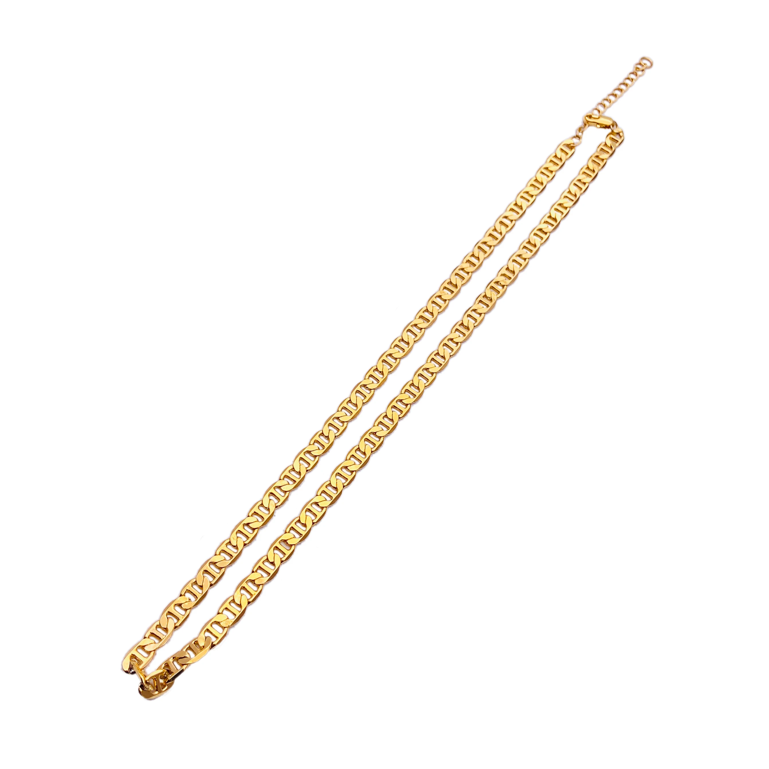 

Long Chain Necklace 18K Gold Plated Chunky Factory Price China Supplier