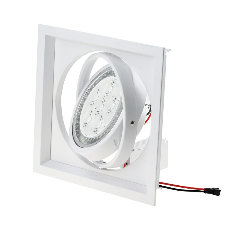 
Black White AR111 Fixture Recessed Downlight Housing AR111 Light Fitting 