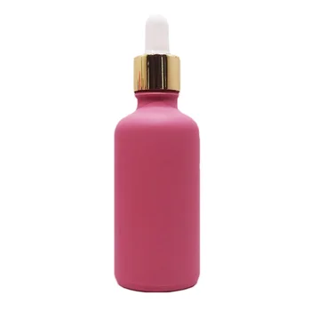 Download 50ml Cosmetic Frosted Glass Pink Dropper Bottle For Skic Care Serum - Buy Pink Dropper Bottle ...
