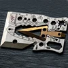 2015 ultra thin outdoor survival pocket tool with 30+ multi functions