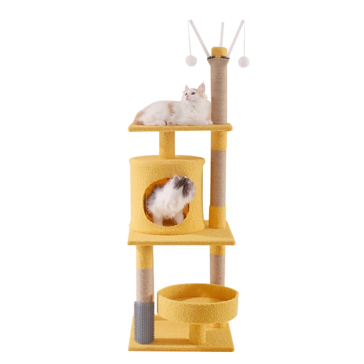 

Factory Wholesale Cat Toy Pet Climbing Interactive Toys Climbing Frame Cat Hammock