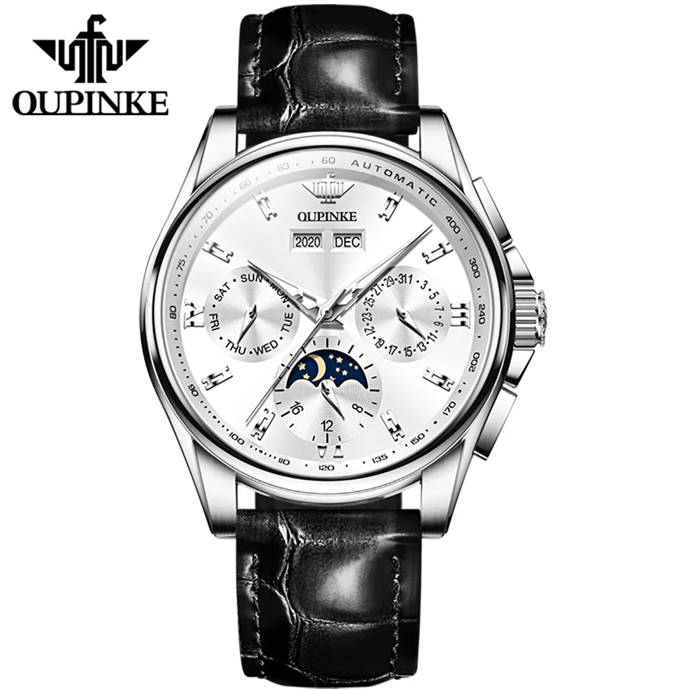 

OUPINKE 3189 Watch Fashion luxury men's wristwatches Automatic mechanical watch men