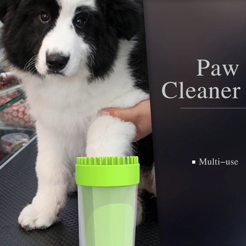 

Pet Dog Grooming Tool Paw Foot Washer Dogs Cleaner Cup Silicone Portable Pet Dog Paw Cleaner, Blue, green, gray