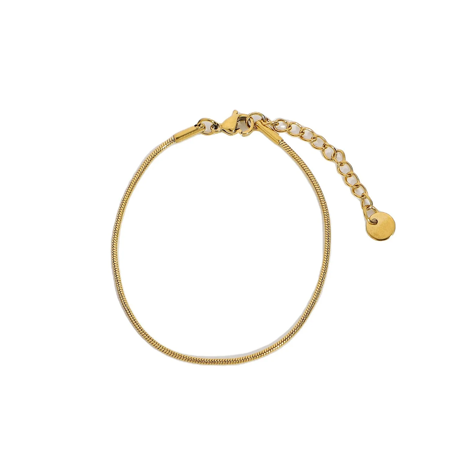 

18K Gold Plated Stainless Steel Cuban Link Women Chain Bracelets, As shows