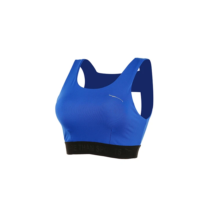 

Custom sexy women fitness yoga removable breathable sports bra, Black