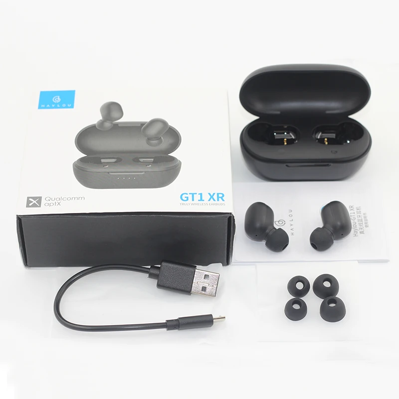 

Haylou GT1 XR True Wireless Earphone In Ear Noise Cancelling Waterproof Touch Tws Haylou Earbuds Auriculares Haylou GT1 XR, Black