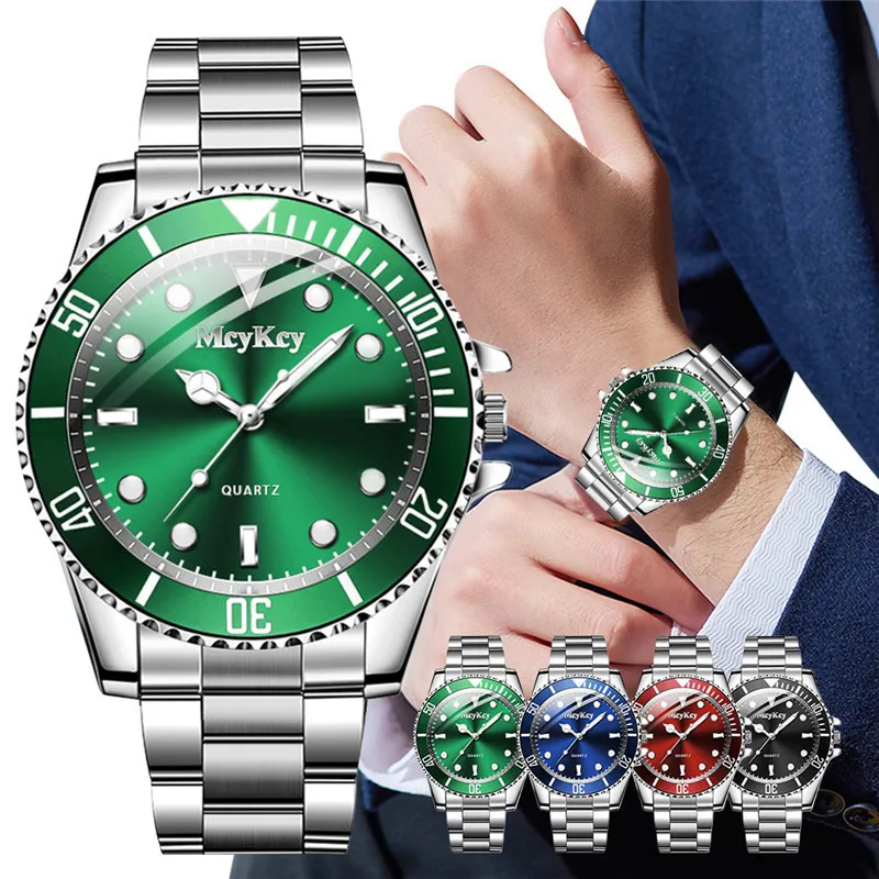 

WJ-10549 Yiwu 43Mm Big Luminous No Calendar New Simple Fashion Luxury Men Diving Watch Stainless Steel Wrist Watches For Men, Mix