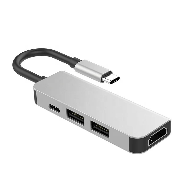 

Hot Popular 4 ports Usb Hub With Power Adapter Usb Hub C 4 In 1 Docking Station Adapter Usb C Hub