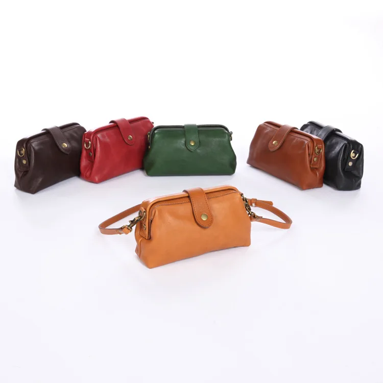 

2021 Clasp Bag Tanned Leather Handbag Large Storage Tote Bag Women BR6184, Customized